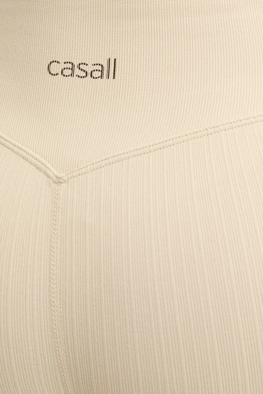 Casall legginsy treningowe Multi Rib beżowy 24160.