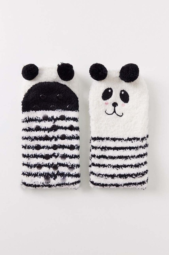 Ponožky women'secret SO FLUFFY PANDA SINGLE 3618695 bílá AW24