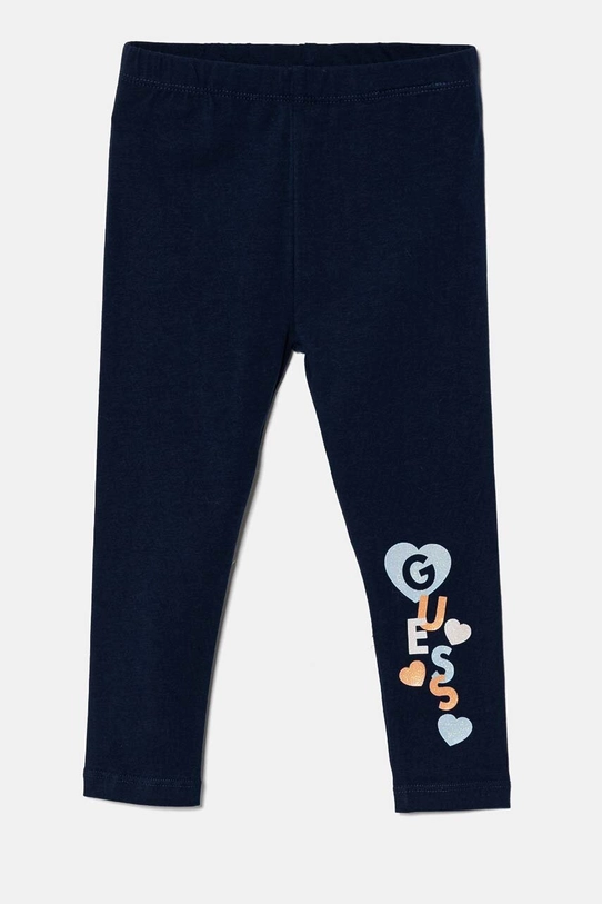 Guess legginsy dziecięce z elastanem granatowy K4YB06.K6YW3.9BYH