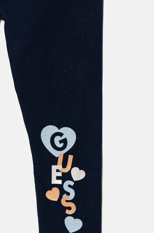 Dziewczynka Guess legginsy dziecięce K4YB06.K6YW3.9BYH granatowy