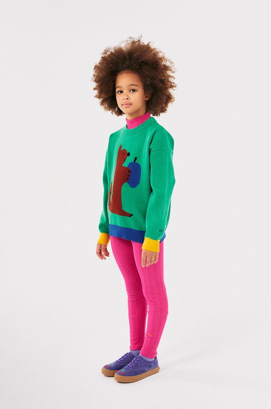 Bobo Choses leggins copii 224AC090 roz