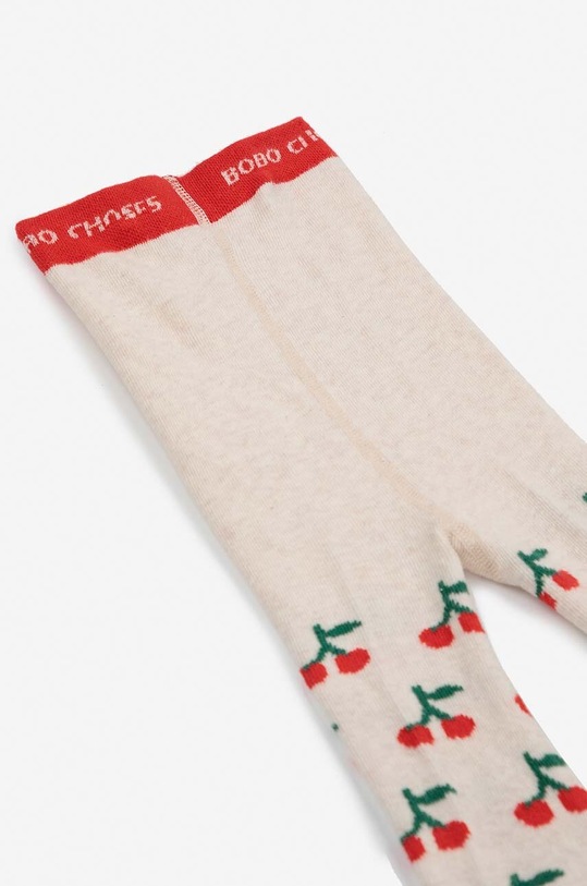 Παιδικό καλσόν Bobo Choses Cherry 224AH012 μπεζ AW24
