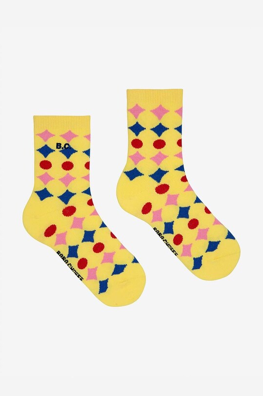 Детские носки Bobo Choses Sparkles длинные носки жёлтый 224AI006