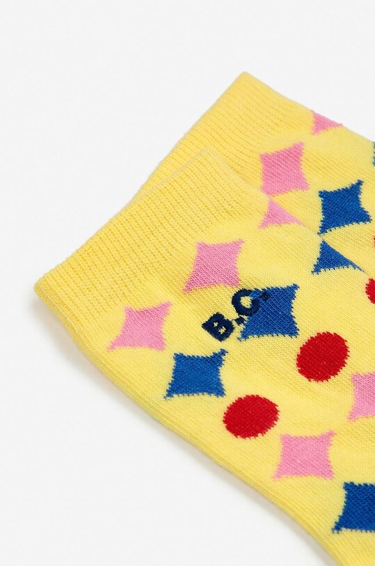 Детские носки Bobo Choses Sparkles 224AI006 жёлтый AW24