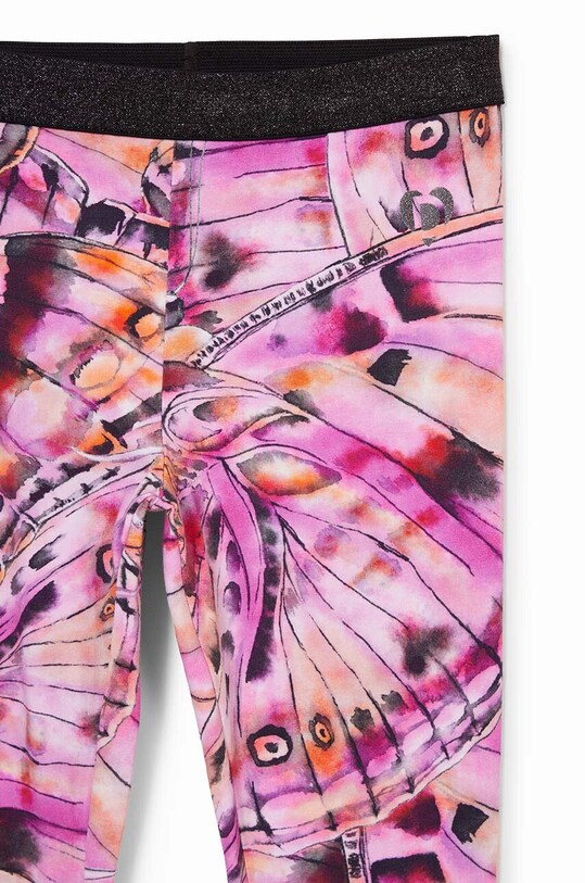 Desigual legginsy dziecięce fioletowy 24WGKK05