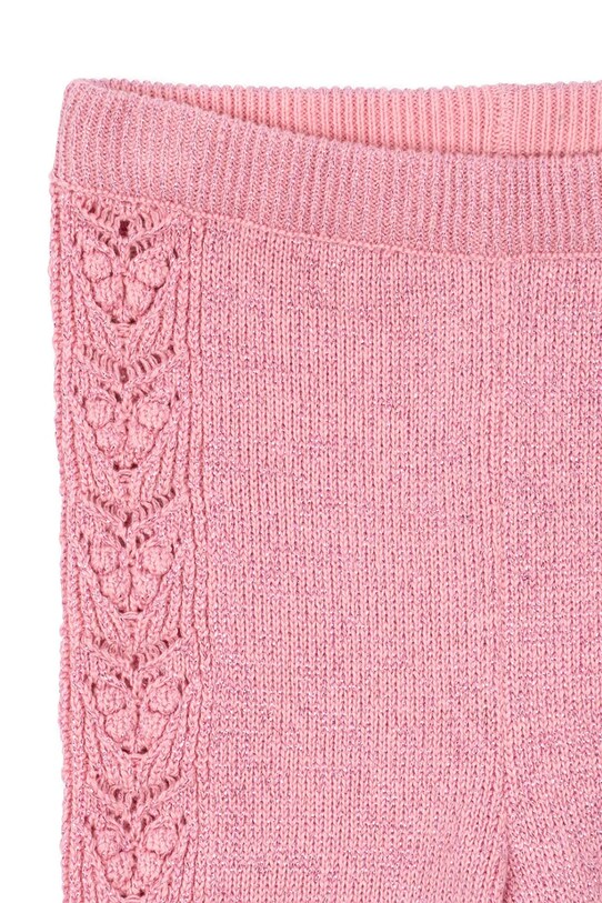 Fete Konges Sløjd leggins copii CABBY KNIT PANTS KS101447 roz