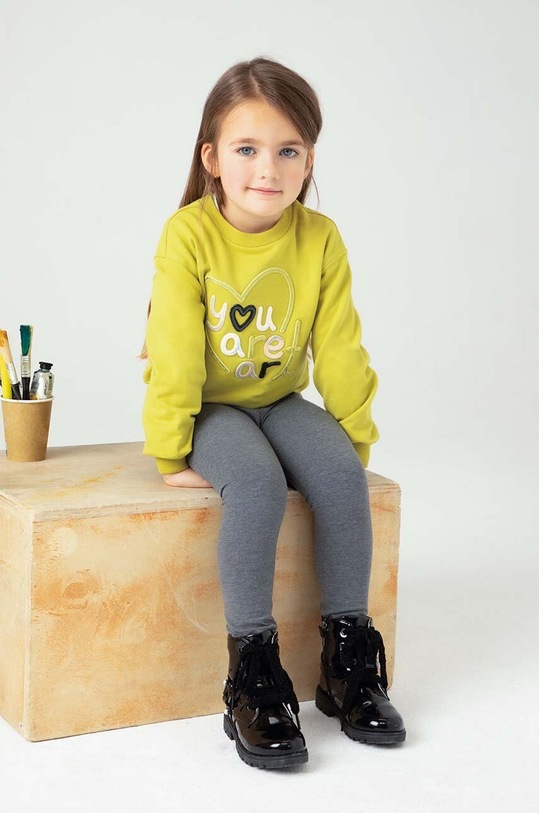 Mayoral legginsy dziecięce 717.6F.Mini.9BYH szary