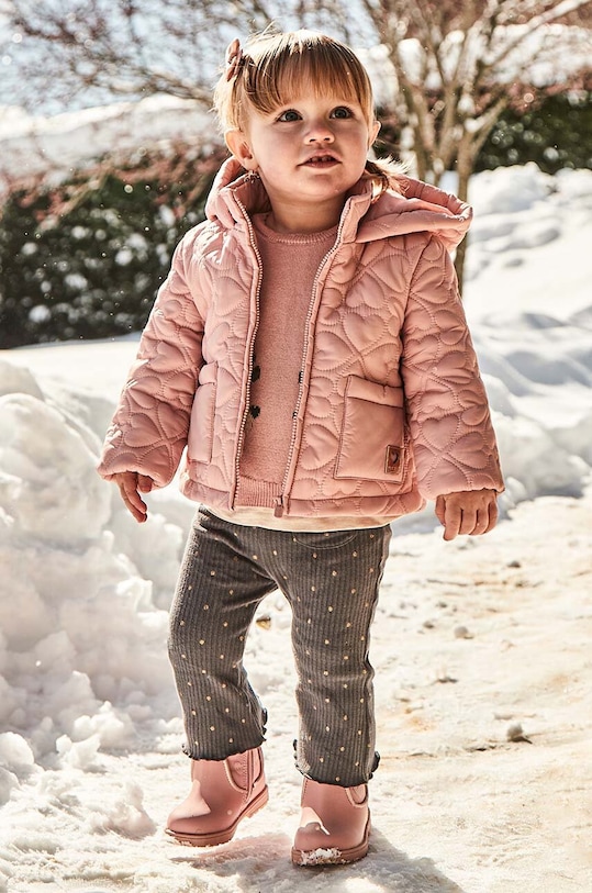 Dětské legíny Mayoral pletenina šedá 2704.4J.Baby.9BYH