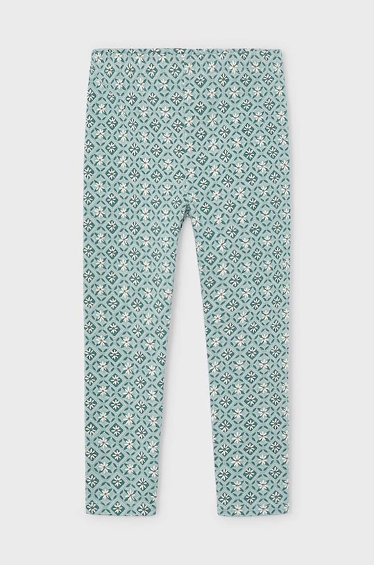 Mayoral legginsy dziecięce wzorzyste turkusowy 4704.6L.Mini.9BYH