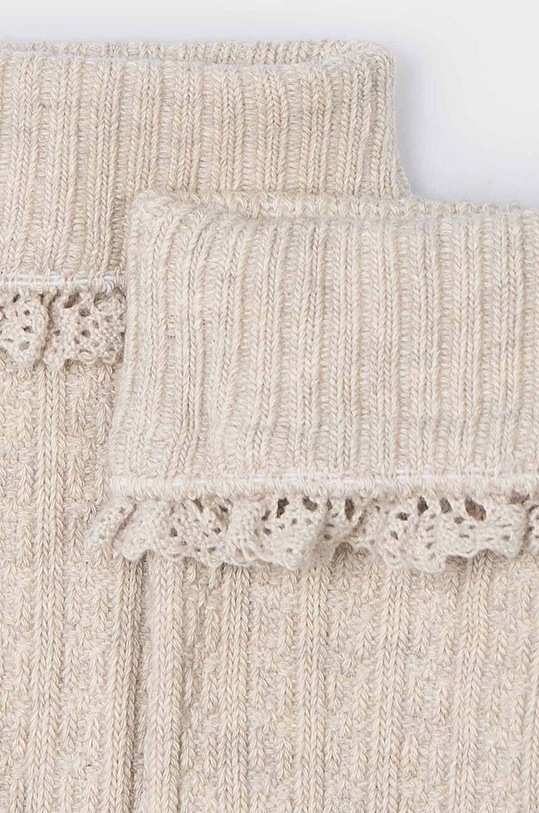 Dječje čarape Mayoral 10807.6C.Skarpetki.9BYH bež AW24