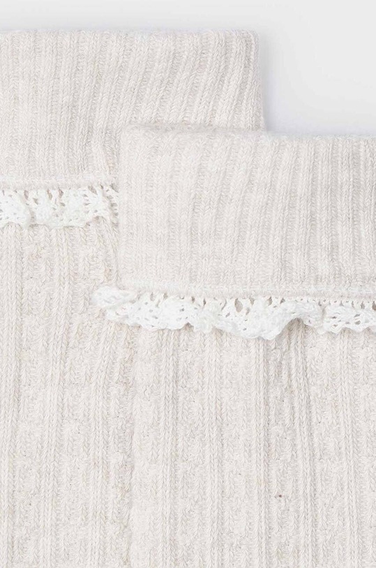 Дитячі шкарпетки Mayoral 10807.6C.Skarpetki.9BYH бежевий AW24