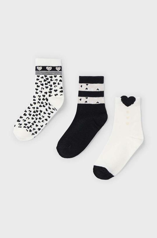 Mayoral sosete copii 3-pack sosete lungi negru 10808.6D.Skarpetki.9BYH