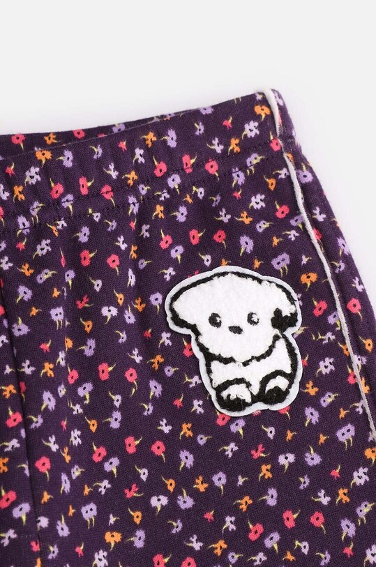 Dziewczynka Coccodrillo legginsy ocieplane dziecięce ZC4122601AGK fioletowy