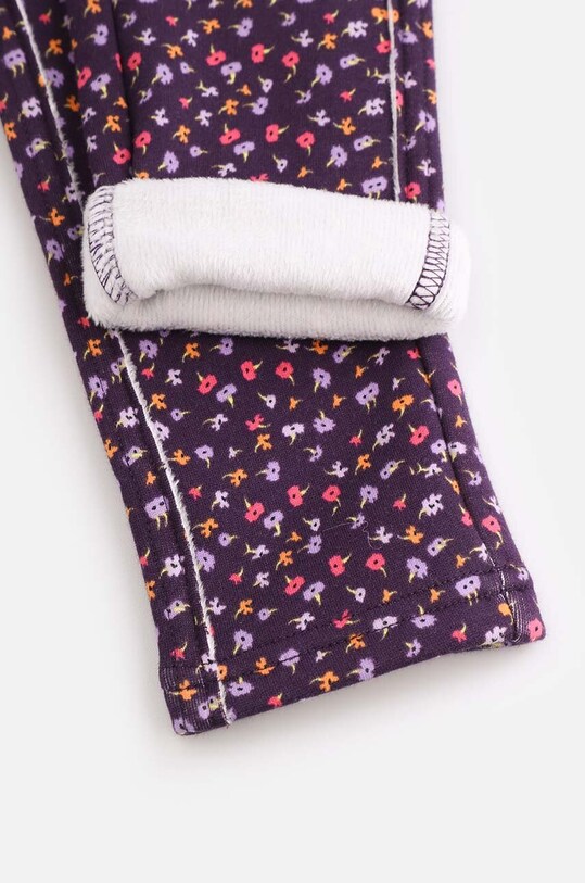 Coccodrillo legginsy ocieplane dziecięce fioletowy ZC4122601AGK