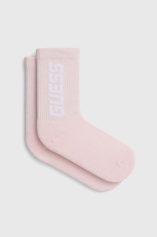 Guess skarpetki dziecięce skarpetki długie różowy H4YZ14.ZZ00I.G.9BYH