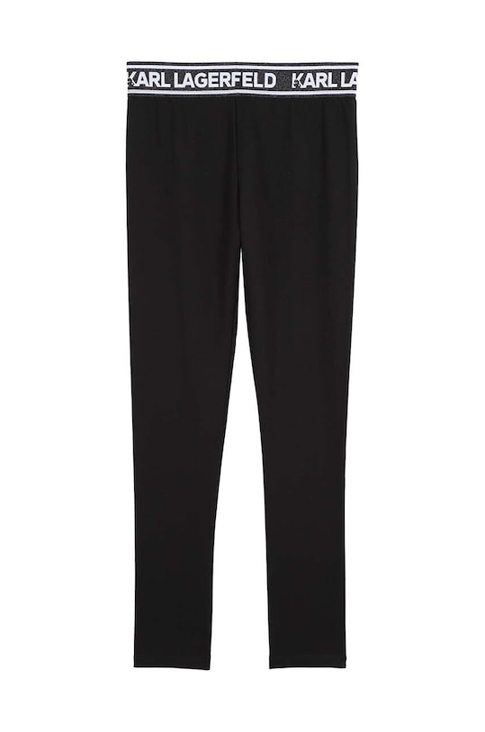Karl Lagerfeld legginsy dziecięce Z30202.126.150 czarny AW24