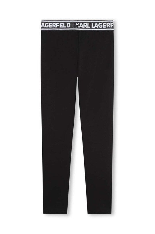 Dziewczynka Karl Lagerfeld legginsy dziecięce Z30202.126.150 czarny