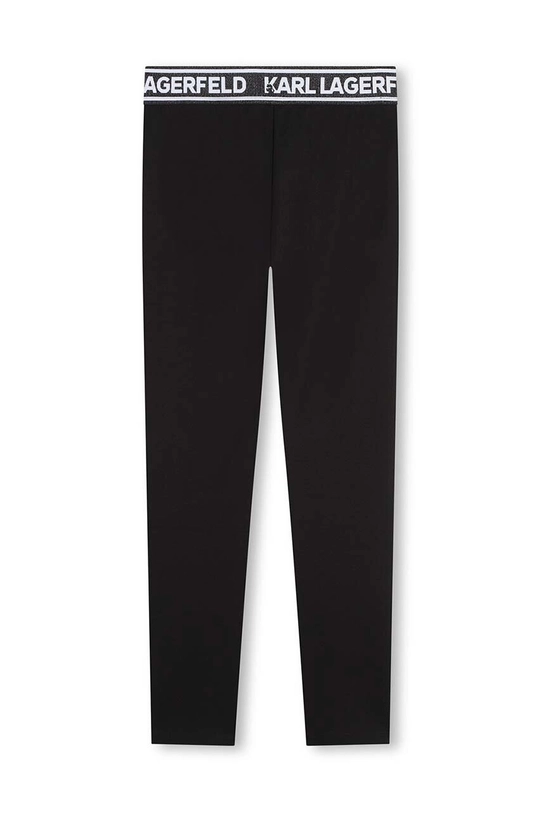 Dziewczynka Karl Lagerfeld legginsy dziecięce Z30202.126.150 czarny