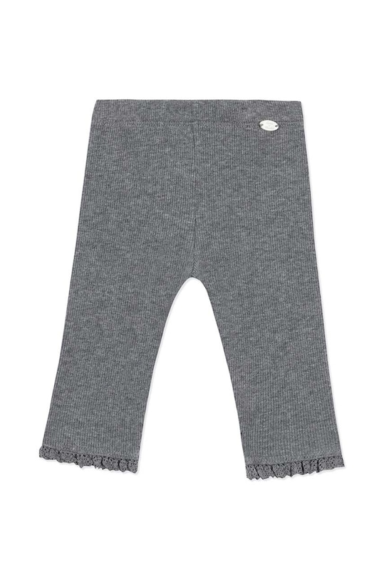 Tartine et Chocolat leggins din bumbac pentru copii TZ24001.104 gri AW24