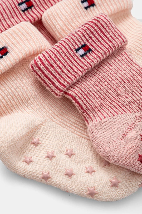 Tommy Hilfiger skarpetki dziecięce 2-pack 701229882.G.9BYH różowy AW24