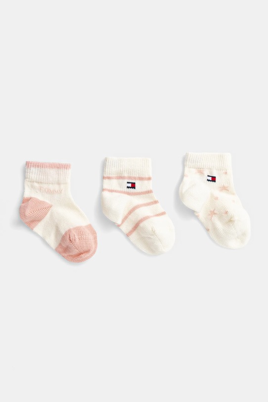 Kojenecké ponožky Tommy Hilfiger 3-pack dlouhé ponožky béžová 701229888.G.9BYH