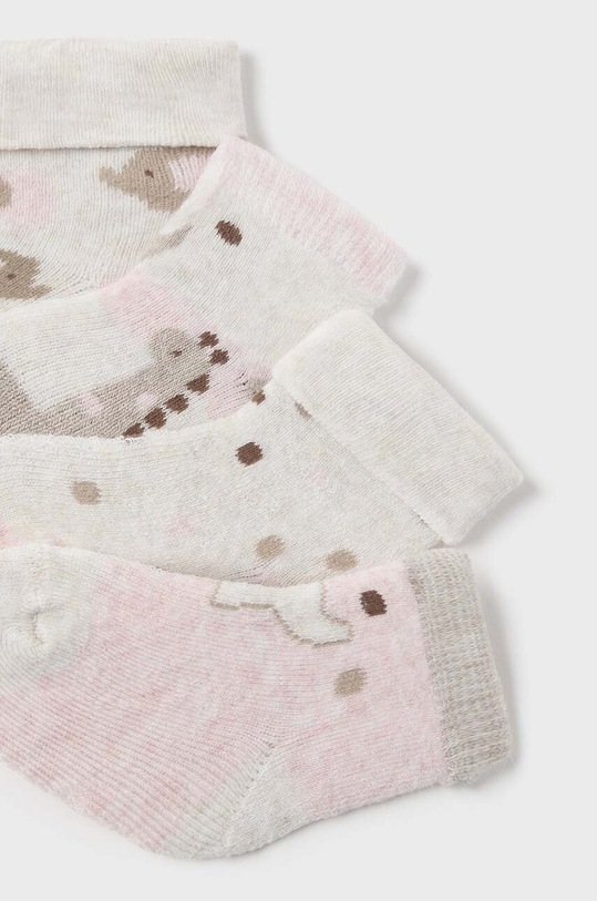 Mayoral Newborn sosete bebe 4-pack 9759.1D.Newborn.G.9BYH roz AW24