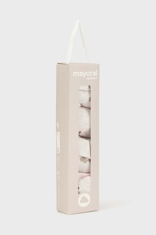 Fete Mayoral Newborn sosete bebe 4-pack 9759.1D.Newborn.G.9BYH roz