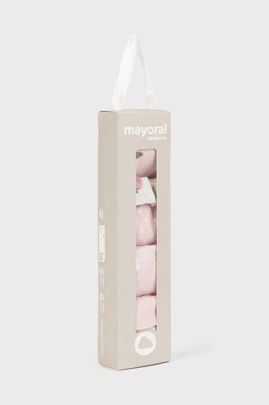 Fete Mayoral Newborn sosete copii 4-pack 9762.2G.Newborn.G.9BYH roz