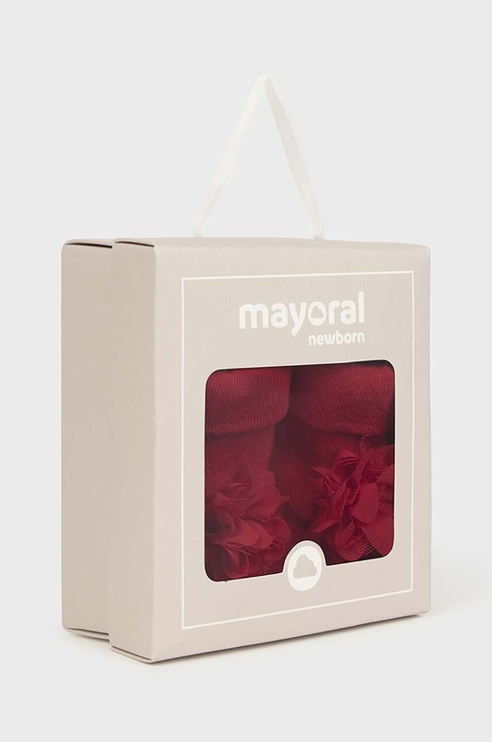 Kojenecké ponožky Mayoral Newborn 9763.2L.Newborn.9BYH červená