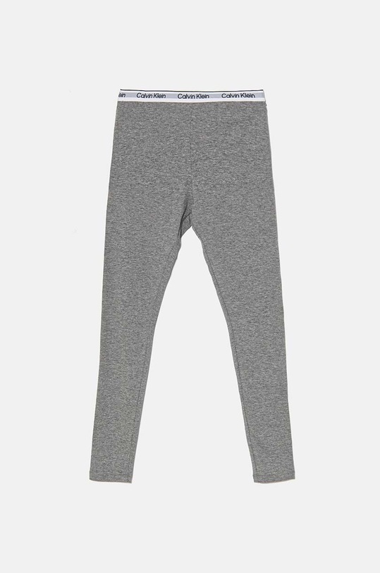 Dziewczynka Calvin Klein Underwear legginsy bawełniane dziecięce 2-pack G80G800719.9BYH szary