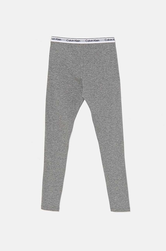 Calvin Klein Underwear legginsy bawełniane dziecięce 2-pack G80G800719.9BYH szary