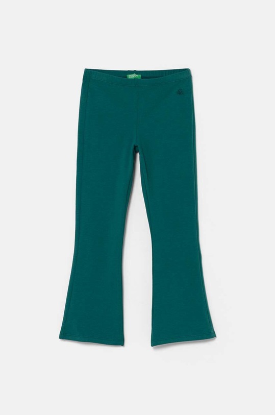 United Colors of Benetton legginsy dziecięce z elastanem zielony 3DKECF037.G.Seaso.9BYH