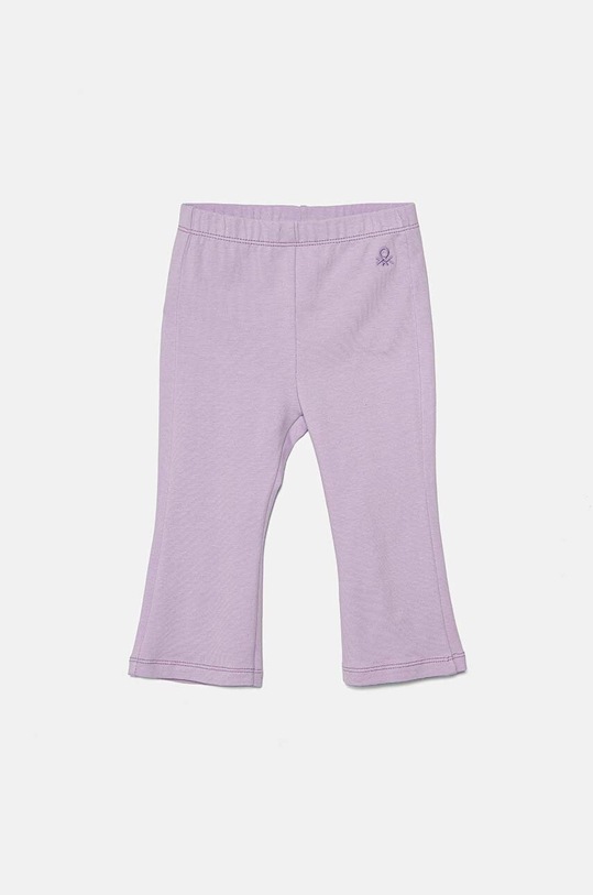 United Colors of Benetton legginsy dziecięce z elastanem fioletowy 3DKEGF028.P.Seaso.9BYH