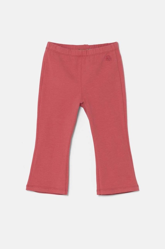 United Colors of Benetton legginsy dziecięce z elastanem różowy 3DKEGF028.P.Seaso.9BYH