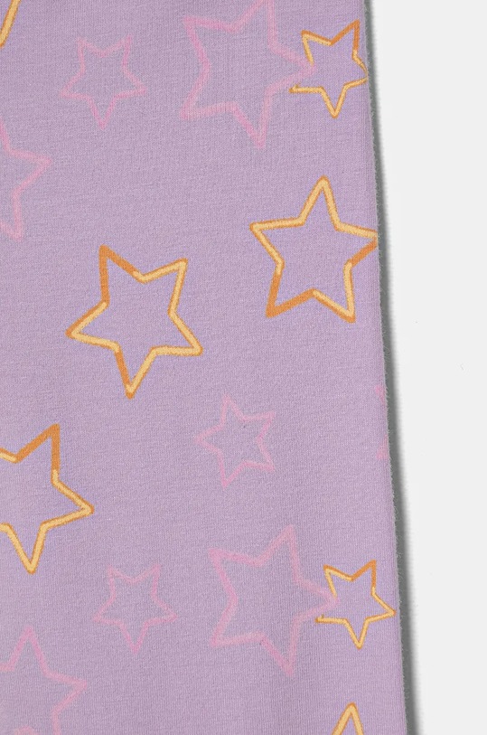 Dziewczynka United Colors of Benetton legginsy dziecięce 355LGF048.P.Seasonal fioletowy