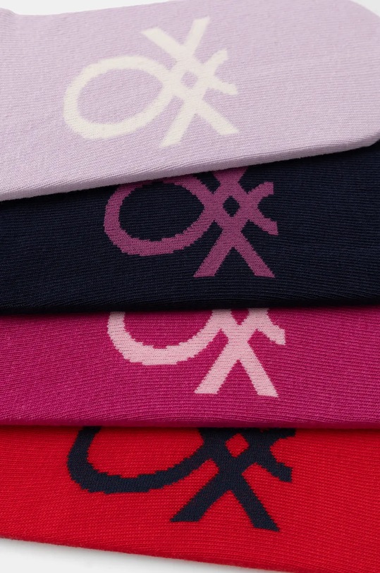 Ponožky United Colors of Benetton 4-pack 6AO30703G.G.G.Seasonal vícebarevná AW24