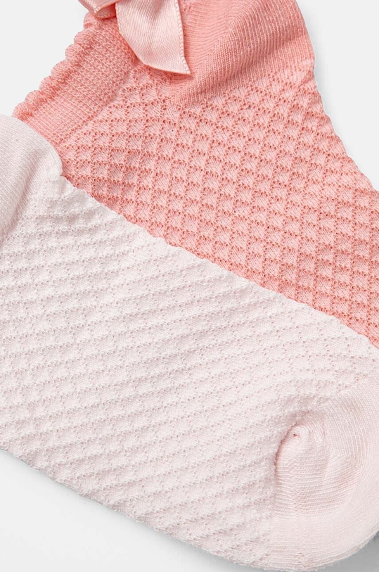 Detské ponožky United Colors of Benetton 3-pak 6AO30703A.G.Seasonal ružová AW24