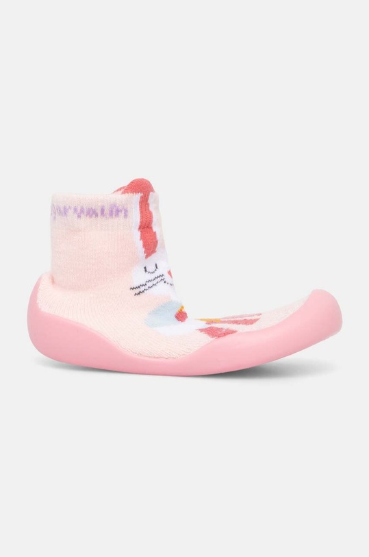 Garvalin skarpetki antypoślizowe dziecięce skarpetki długie różowy 241311.G