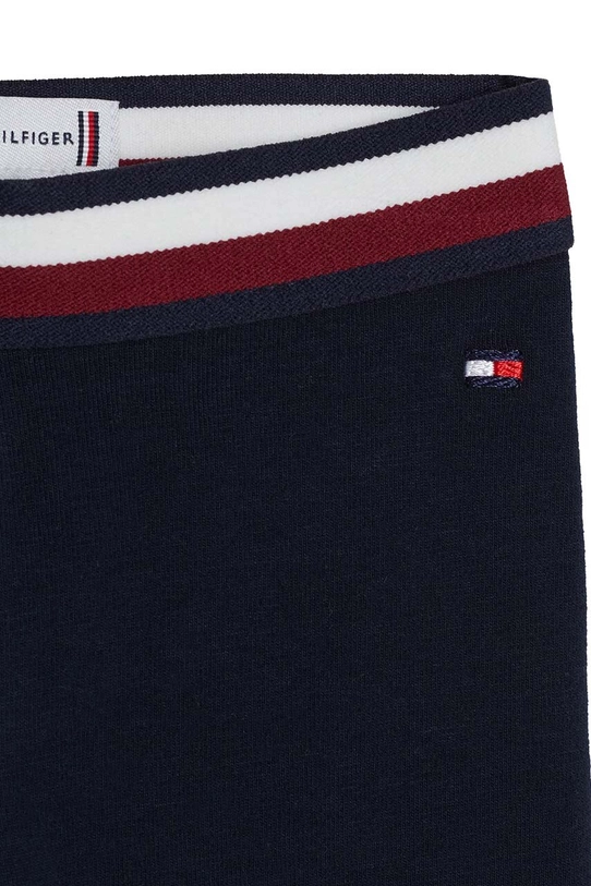 Dziewczynka Tommy Hilfiger legginsy niemowlęce FLAG KN0KN01948.9BYH czarny