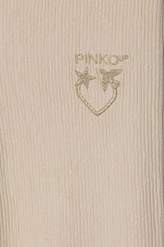 Dziewczynka Pinko Up legginsy dziecięce F4PIJGLG145 beżowy