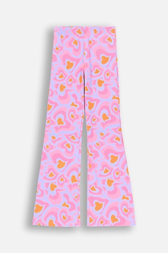 Coccodrillo legginsy dziecięce wzorzyste fioletowy ZC4122102VGA