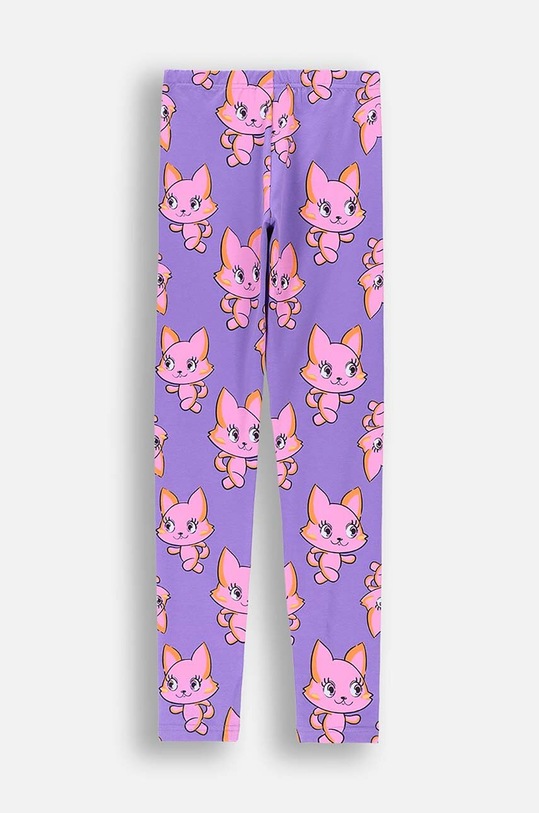 Coccodrillo legginsy dziecięce ZC4122104VGA fioletowy AW24