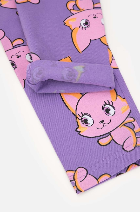 Coccodrillo legginsy dziecięce fioletowy ZC4122104VGA