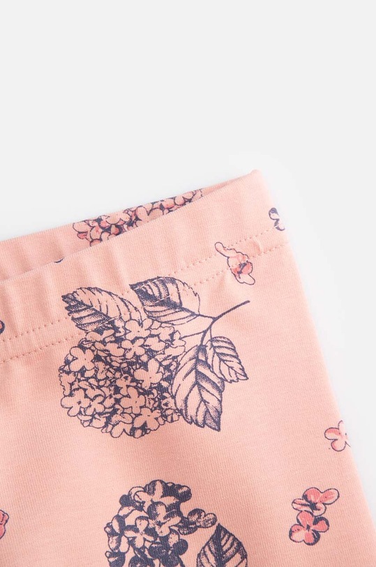 Fete Coccodrillo leggins din bumbac pentru copii ZC4122101FGN roz