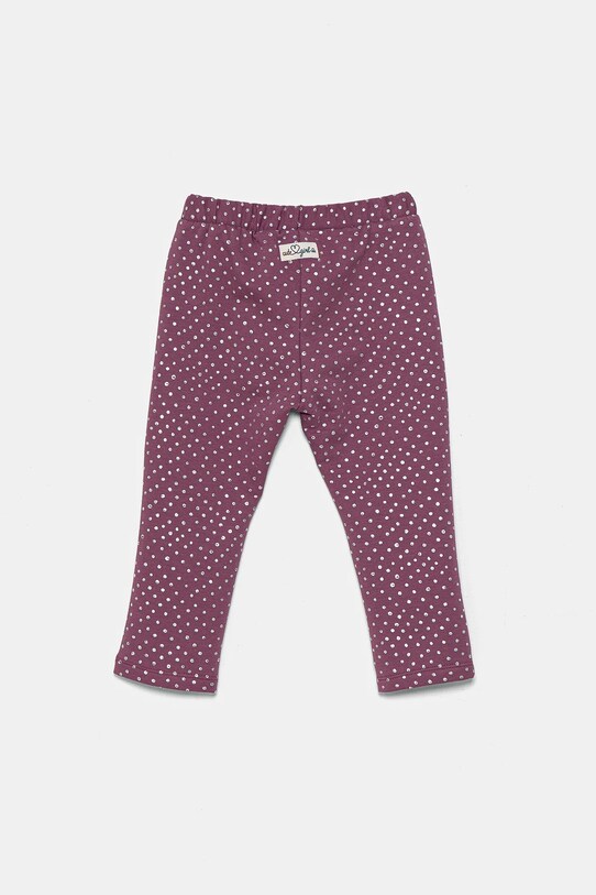 United Colors of Benetton legginsy dziecięce 3S73GF04C.P.Seasonal fioletowy AW24