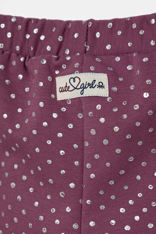 Dziewczynka United Colors of Benetton legginsy dziecięce 3S73GF04C.P.Seasonal fioletowy