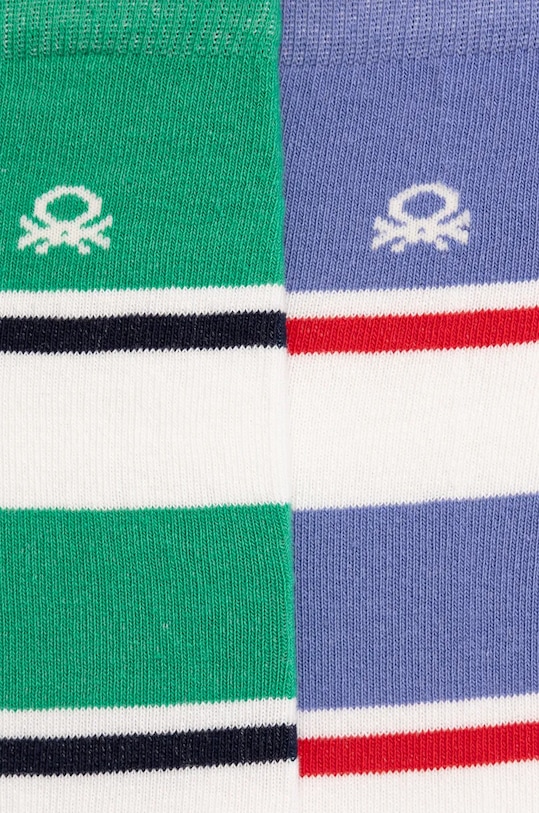 Дитячі шкарпетки United Colors of Benetton 6AO30703K.G.Seasonal зелений AW24