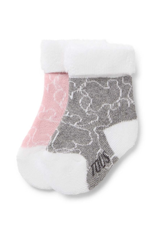 Tous skarpetki dziecięce SSocks 2-pack skarpetki długie różowy SSocks.2101
