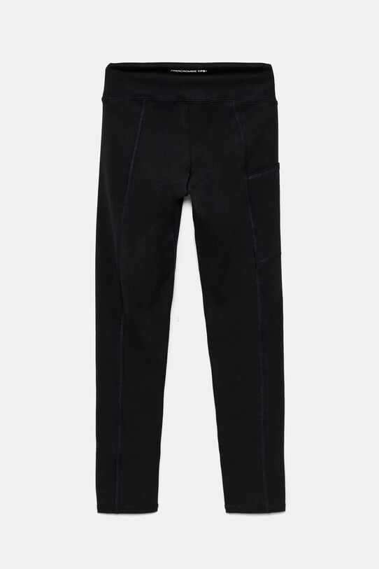 Abercrombie & Fitch leggins copii KI247.4055 negru AW24