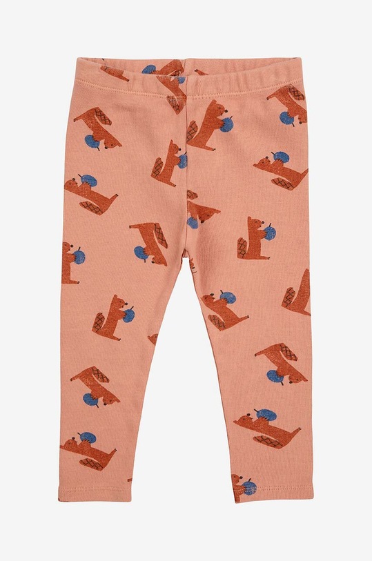Dětské legíny Bobo Choses Hungry Squirrel 224AB055 oranžová AW24